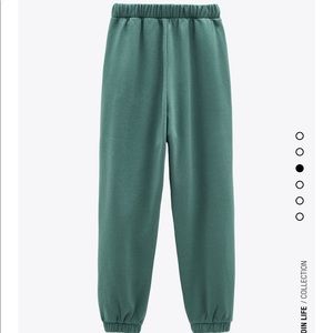 Zara plush jogging pants